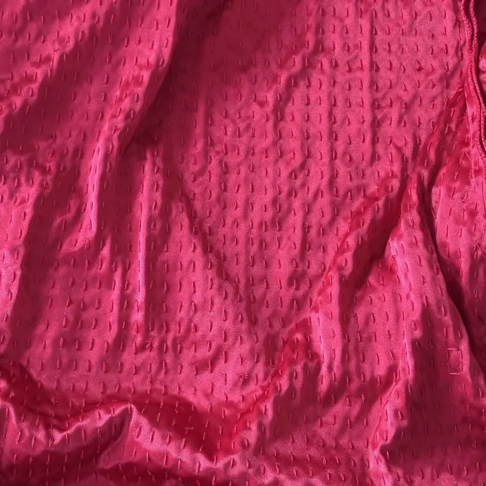 Vintage 80s NITELINE Size 4 Dress Dark Pink Sequins STRETCH Evening Party Club - Picture 11 of 12